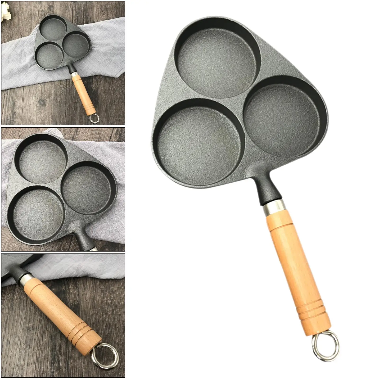 Egg Frying Pan  Omelet Pot Gas Induction Hob Making Cookware