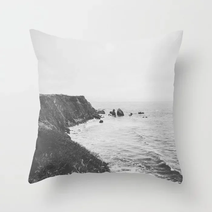 california-coast-ii-bw-pillows