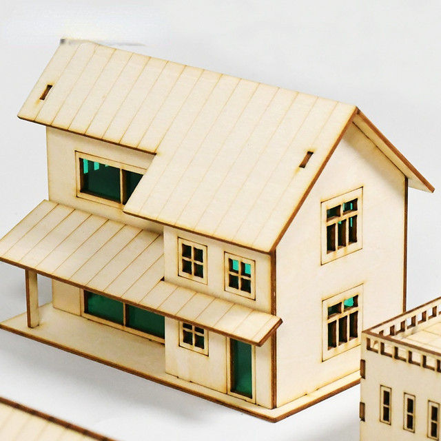 Miniature house hot sale building supplies