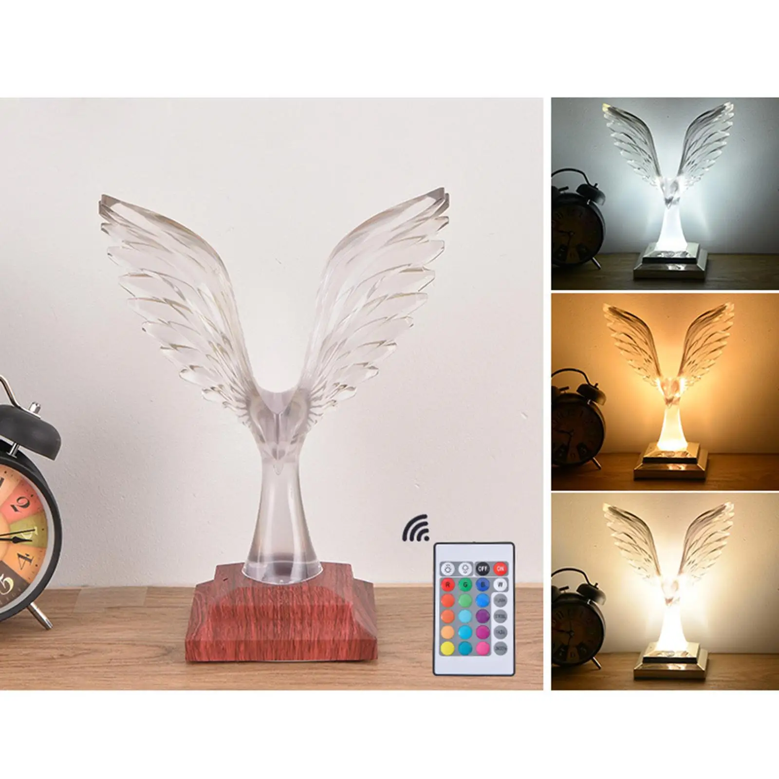 Modern Table Lamp RGB Atmosphere Light Touch Control USB Colorful Nightlight