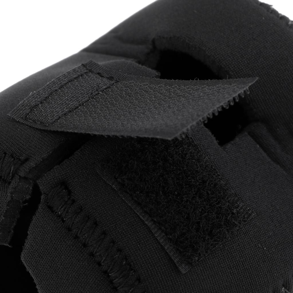 Fishing Drum Reel Cover Bag Neoprene Pouch Casting Drum Reel Bag Loop Fasteners Reel Cover Black