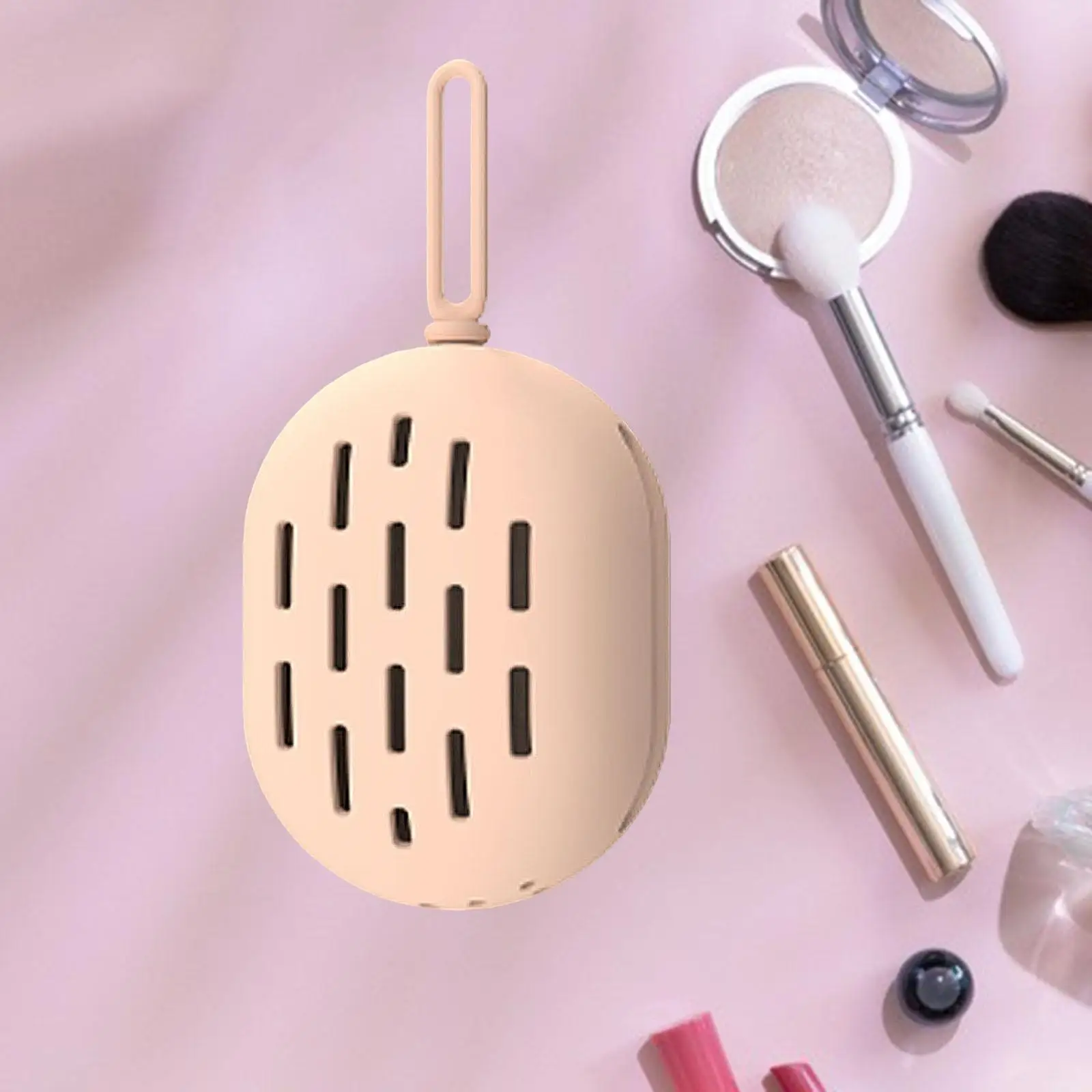 Makeup Sponge Holder Makeup Blender Travel Case Lanyard Design Beauty stand for Travel
