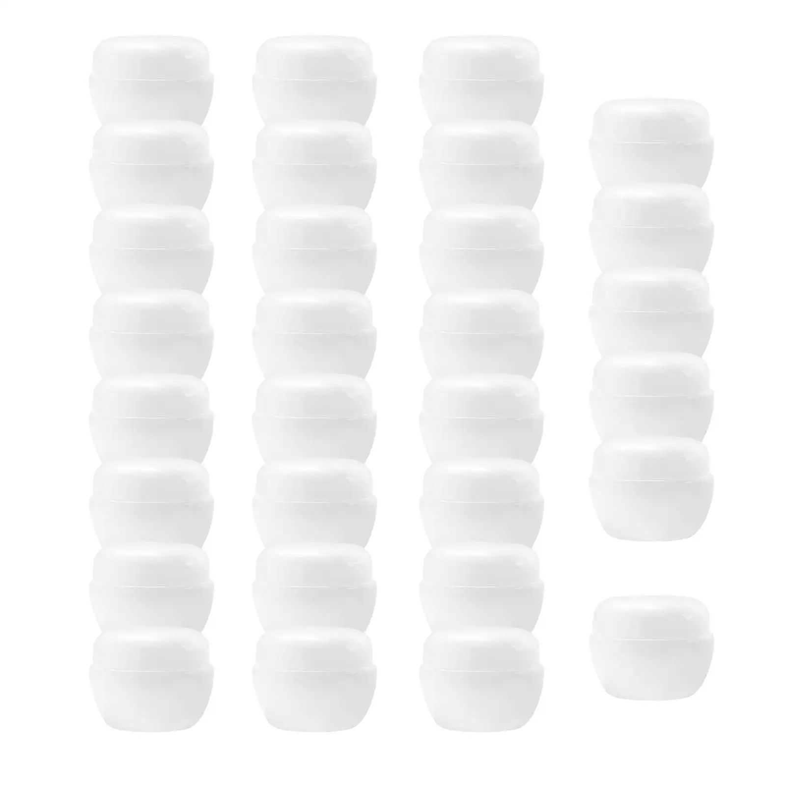 30 Pieces Cosmetic Jars Refillable 10G Empty Small for Balms Lotion Samples