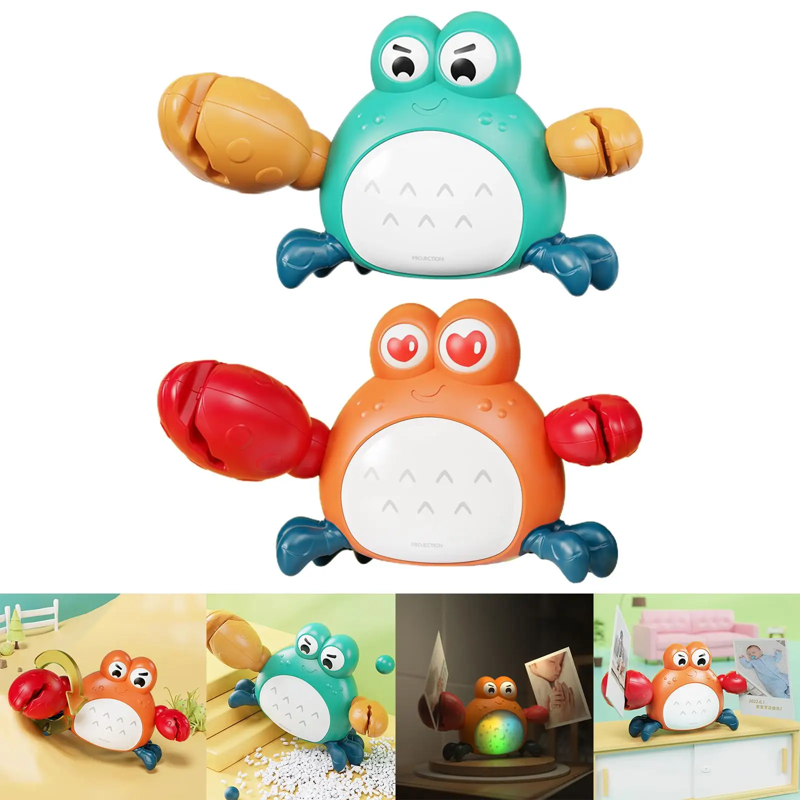 Story Machine Electric Decor Multipurpose Removable Interactive LED Gift Durable Pet Musical Toy for Early Education Kids