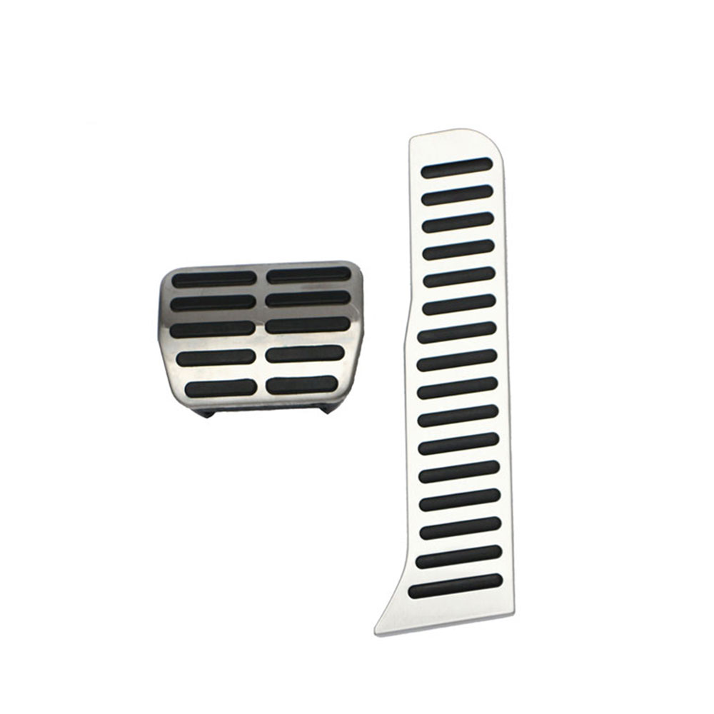 Edelstahl Auto Pedale Gaspedal Gas Bremse Kupplung Rest Pedal Abdeckung für VW Golf 5 6 Tiguan Touran für Skoda Octavia A5 LHD – Detail 8