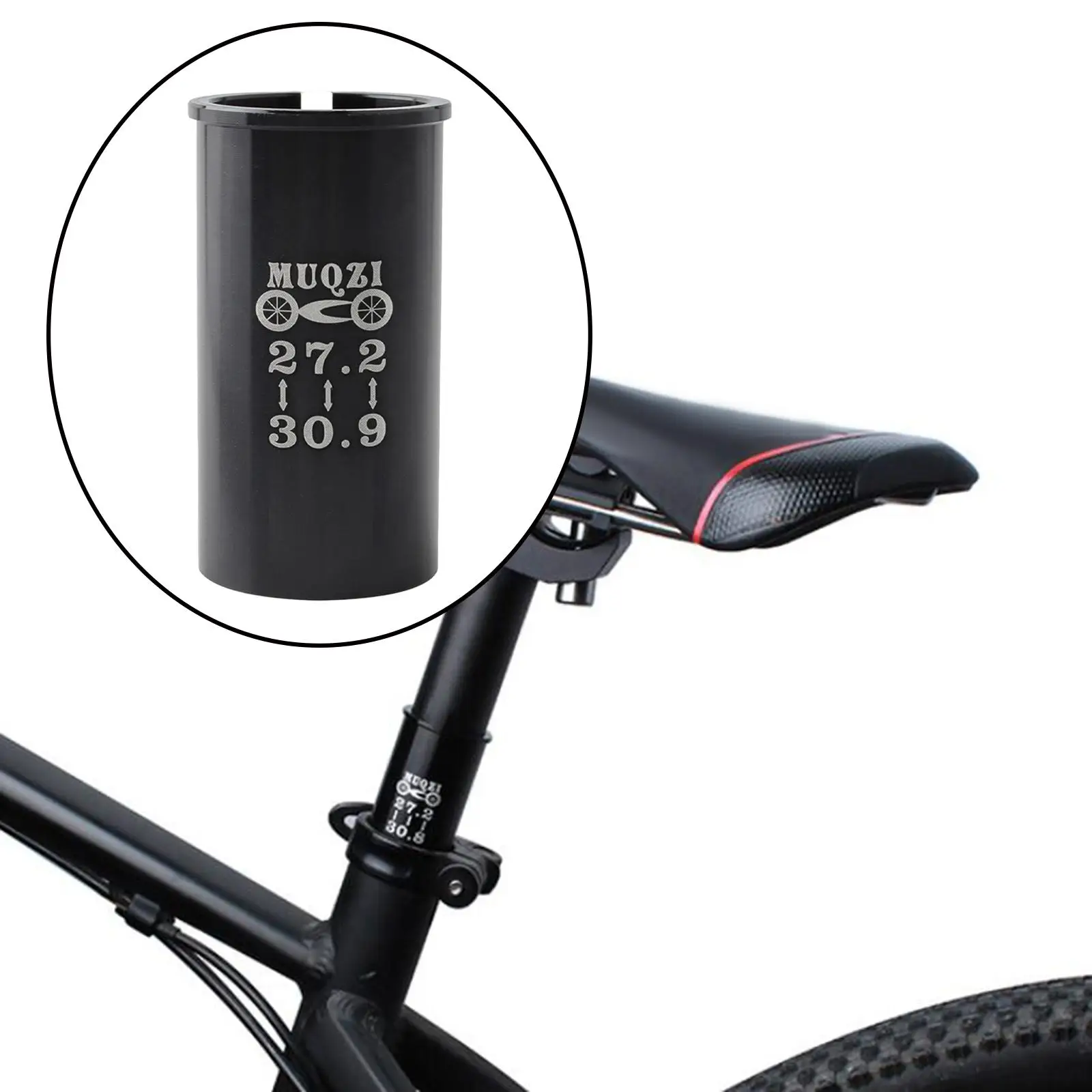 MTB Bike Seatpost Washer Seatpost Tube Adapter Reducer Sleeve Aluminum Alloy