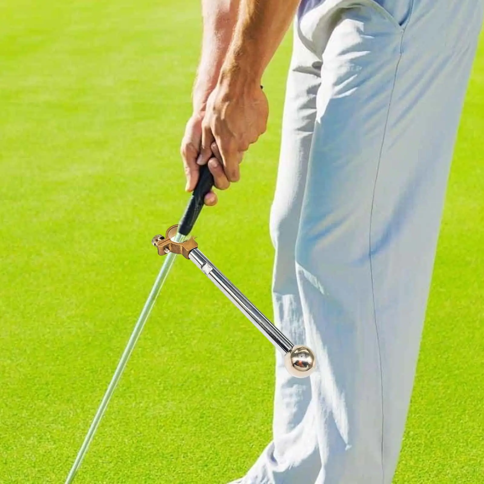 Golf Swing Trainer Aid Adult Indoor Outdoor Golfer Beginner Practice for