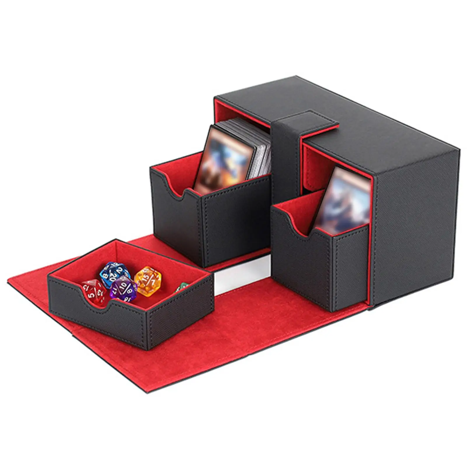 Card Deck Box Gaming Card Holder Large Twin Flip Decks Case for Sports Cards  Card TCG Collectible Cards Baseball Card