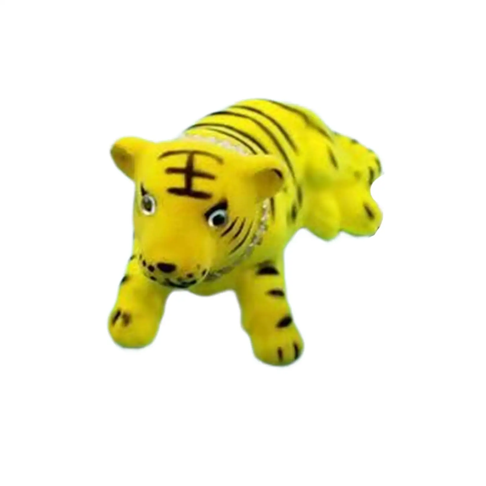 Car Dashboard Nodding Head Tiger Decoration Tiger Ornament for Vehicle Decor