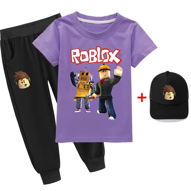 Roblox-Terno casual bidimensional para meninos e meninas, camiseta e shorts  infantis, anime de jogo envolvente, melhor presente, novo - AliExpress