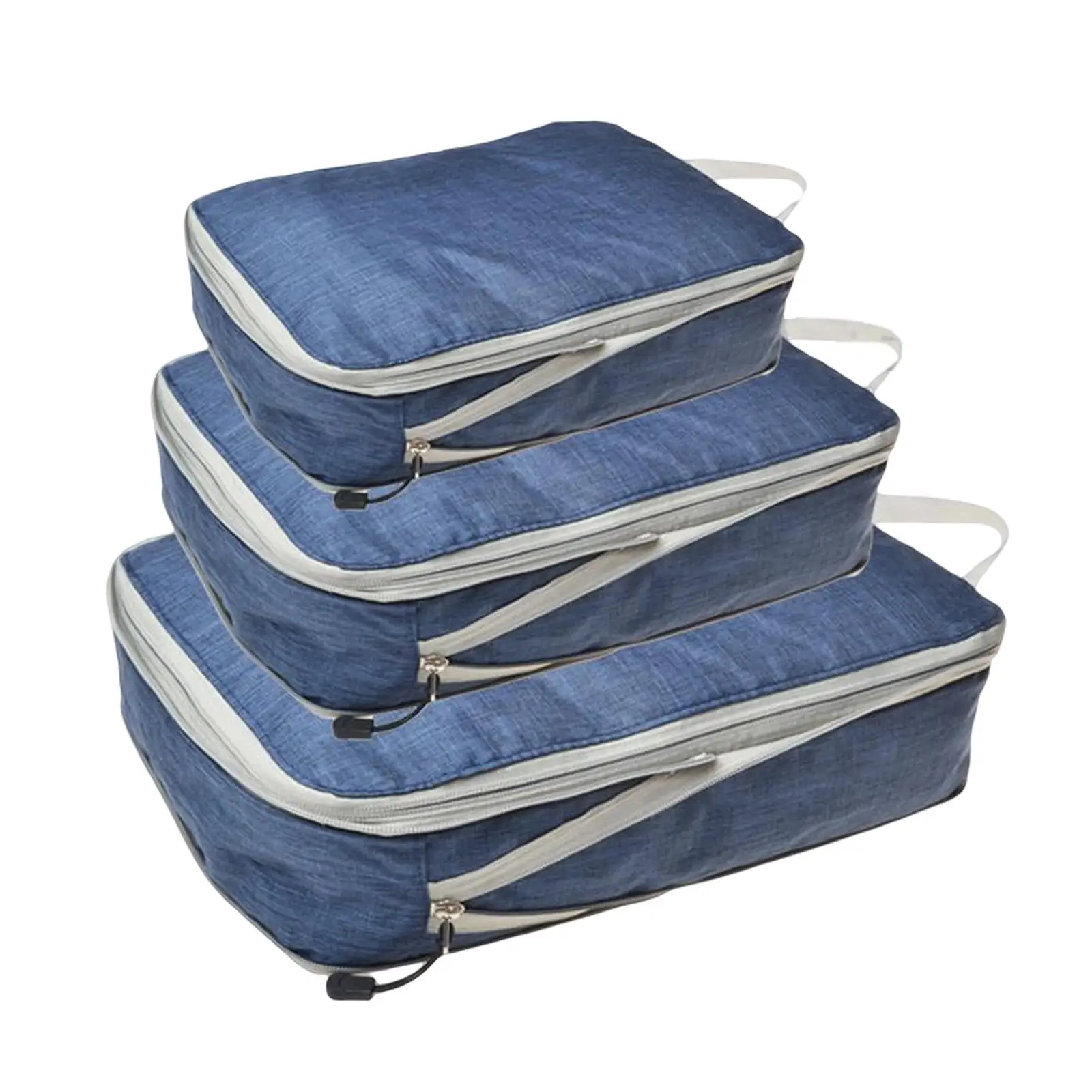 3 Pieces Waterproof Luggage Organiser Lightweight Clothes Storage Bags