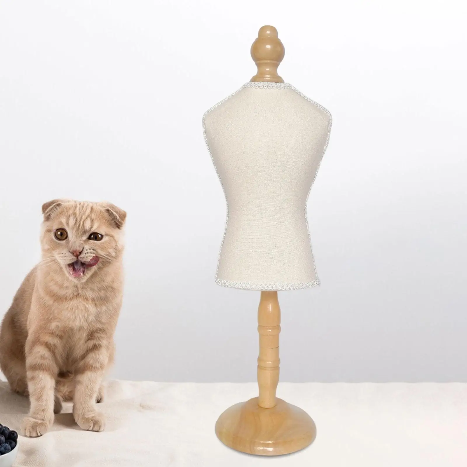 Dog Dress Form Mannequin Stand Pet Dress Display for Miniature Sewing Dress