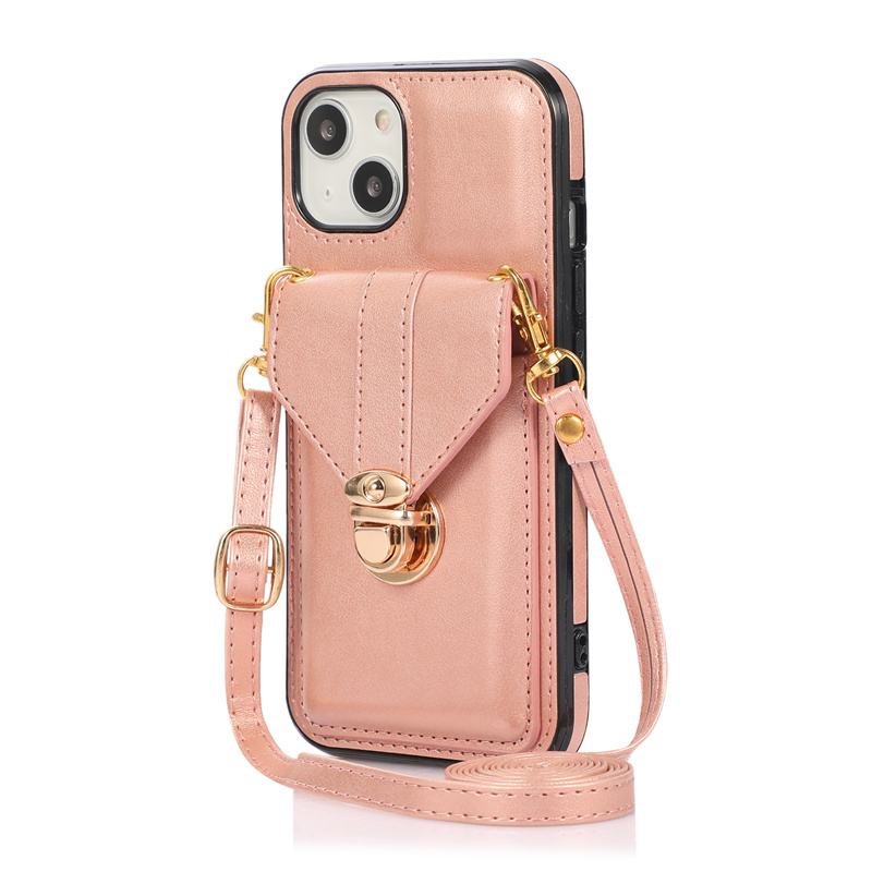 iphone 13 pro max case Fashion Card Stand Phone Holder Leather Crossbody Wallet Case for iPhone 13 Pro 12 Mini 11 XS Max X XR 6S 7 8 Plus SE 2020 Cover 13 pro max case