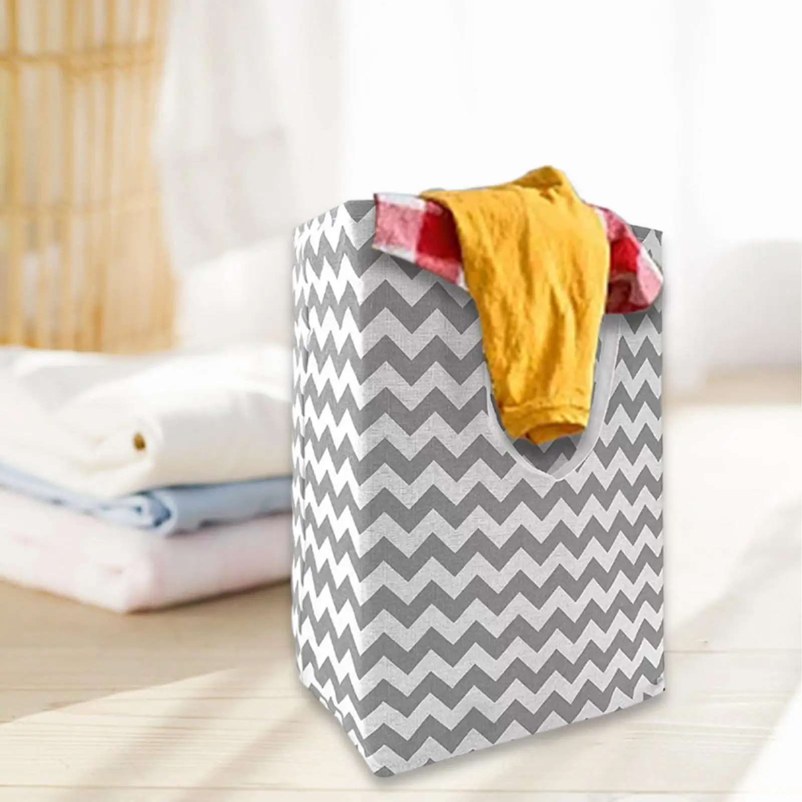 Laundry Storage Basket, Collapsible Laundry Hamper ,Clothes Storage Hamper Dirty Clothes Bag for Home, Living Room, Nursery