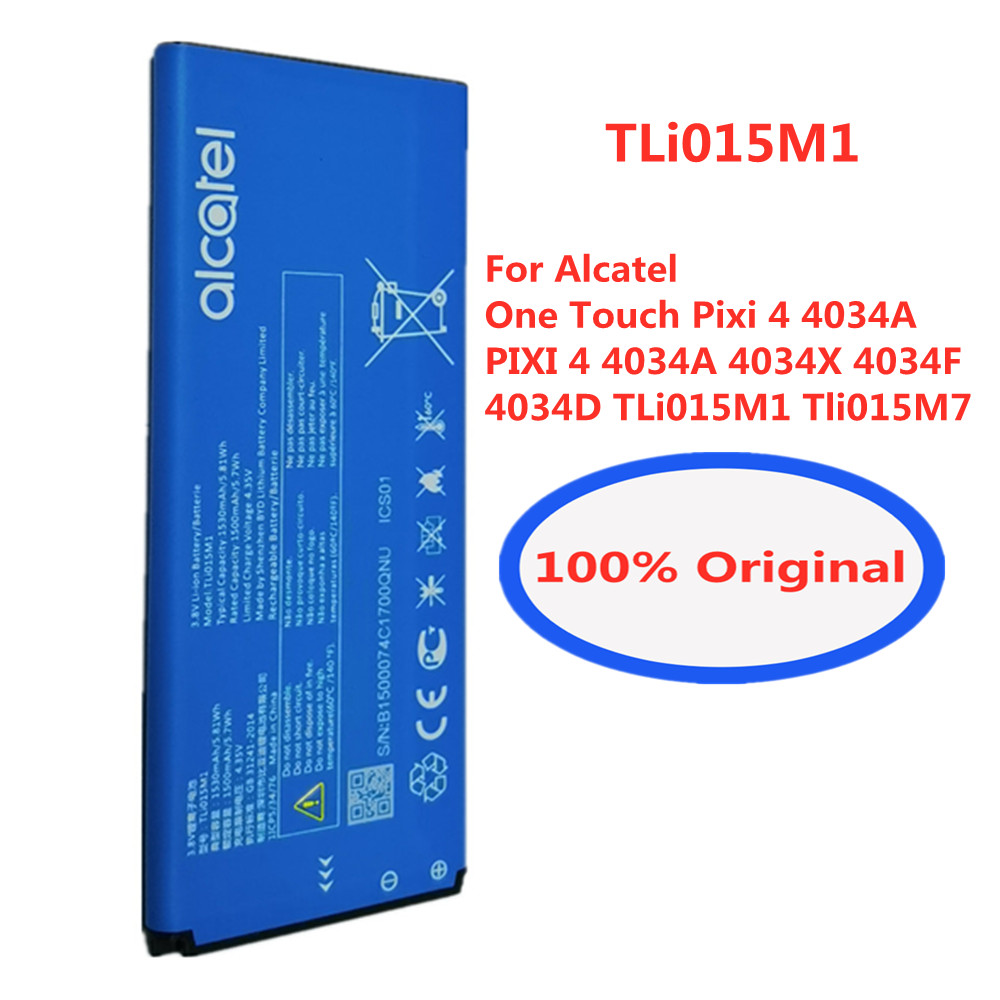 Аккумулятор 1530 мАч TLi015M1 TLi015M7 для Alcatel One Touch Pixi 4 |  AliExpress