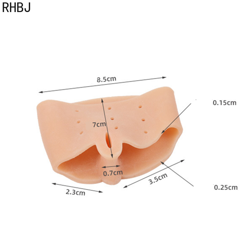 RHBJ 20 Stück = 10 Paar Hallux Valgus Gel Orthesen Bunion Corrector Vorfußpolster Silikon Fußpflegewerkzeuge Splitter Zehenglätter – Detail 9