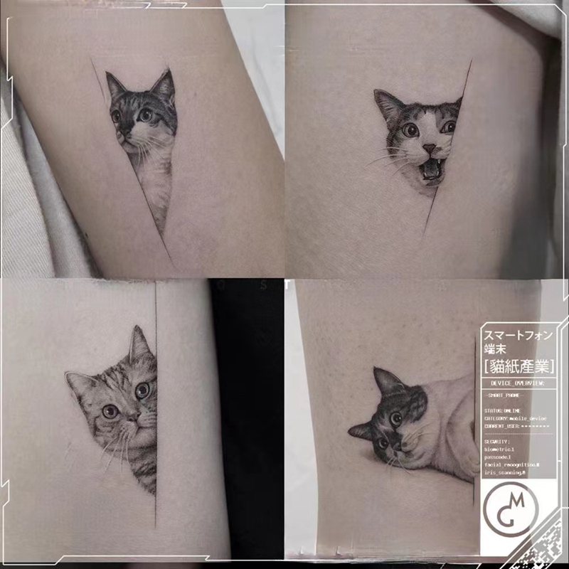 Best of Cute Cat Temporary Tattoo Stickers Waterproof Men Women Four Patterns Pet Kids Faux Tatouage Arm Art Tatuajes Temporales Anime Reviews & Tips