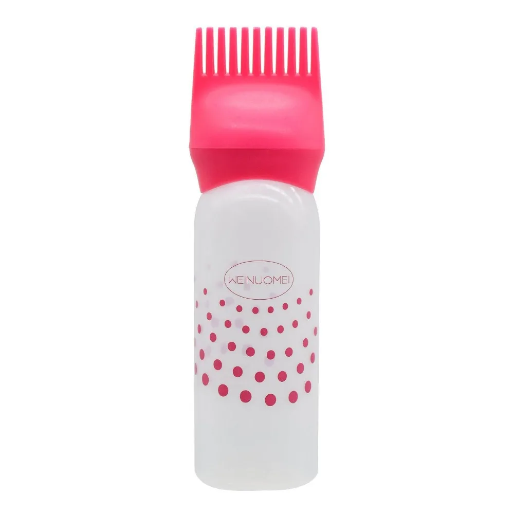 Description Picture 4 of item1PC 160ML Hair Dye Applicator Bottles Plastic Dyeing Shampoo Bottle Oil Comb Brush Styling Tool Hair Coloring Hair Tools