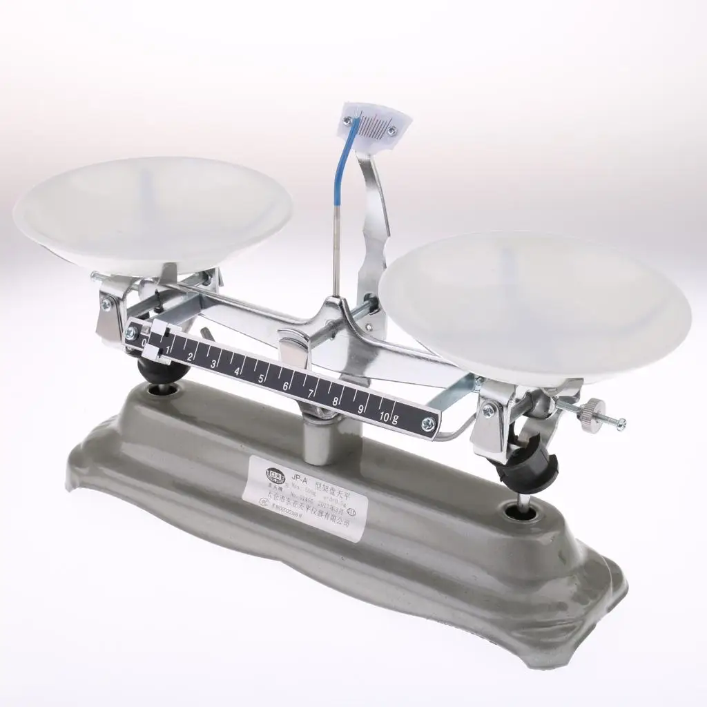500 Gram Table Balance Scale with Weights 10g, 20g, 50g,100g,  Physics Teaching Tool Lab Supplies
