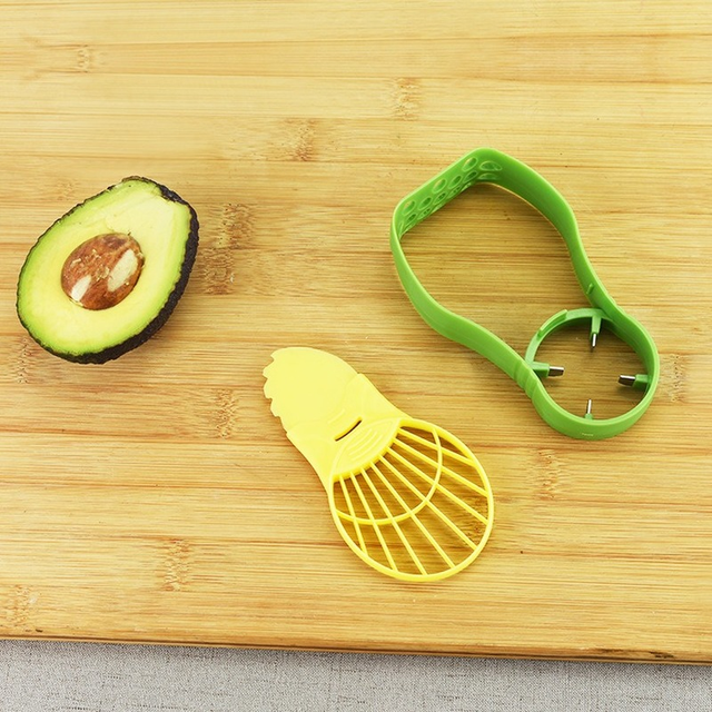 1pc 3in1 Avocado Slicer, Pitter & Masher, Fruit Peeler, And Pulp