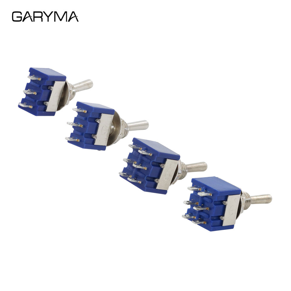 5Pcs Kippschalter AUF-OFF/AUF-WEG-AUF 3/6 Pin 2/3 Position Rast MTS-102 103 202 203 3A250V/6A125V Power-Taste Schalter Auto – Detail 4
