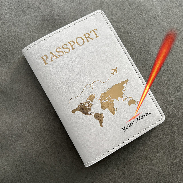 Customized Name Plane Passport Cover with Names and Logo Travel  Personalized Passport Cover Engraved Passport Holder - AliExpress