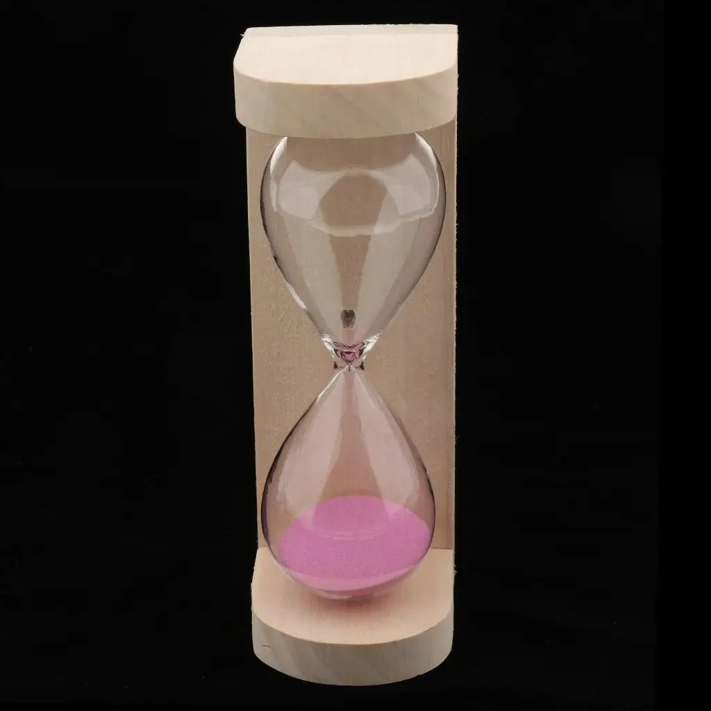 15min Vintage Hourglass Sandglass Sand Clock Timers Home Office Desk Decoration - Pink and Blue Available