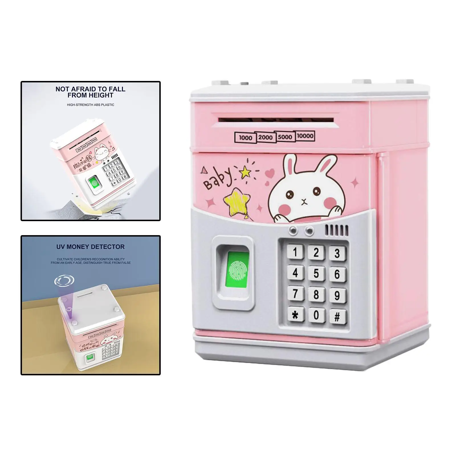 ATM Piggy Money with Music Songs Auto Saving Box for Boys