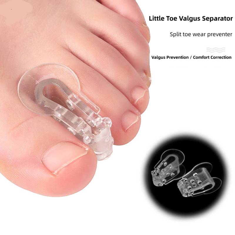 Best of 2pieces=1pair Toe Orthosis Clip Pads Big Foot Bone Care Tools Splitter Thumb Hallux Valgus Bunion Corrector Overlap Separators Reviews & Tips - Image 3