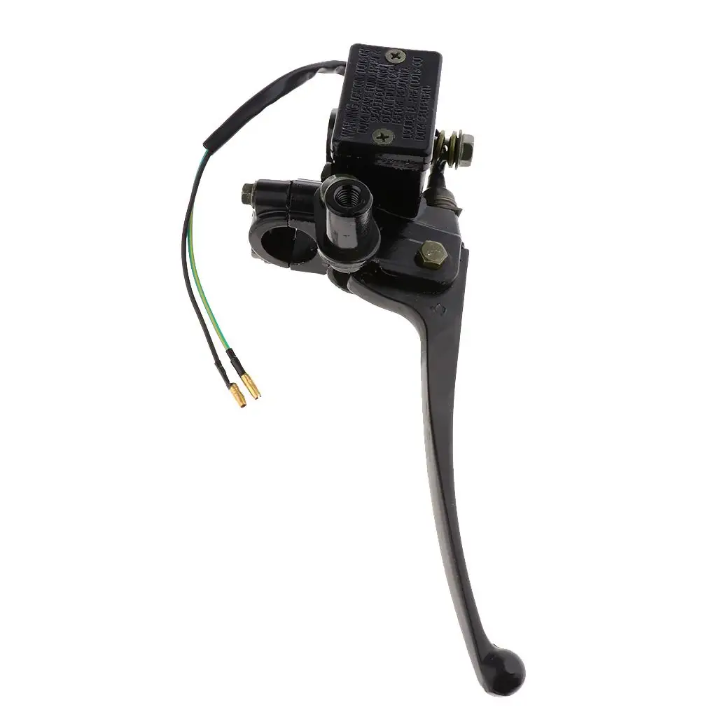 Waterproof Alloy Rear  Cylinder Brake Pump Lever Replacement for Motorcross  Black