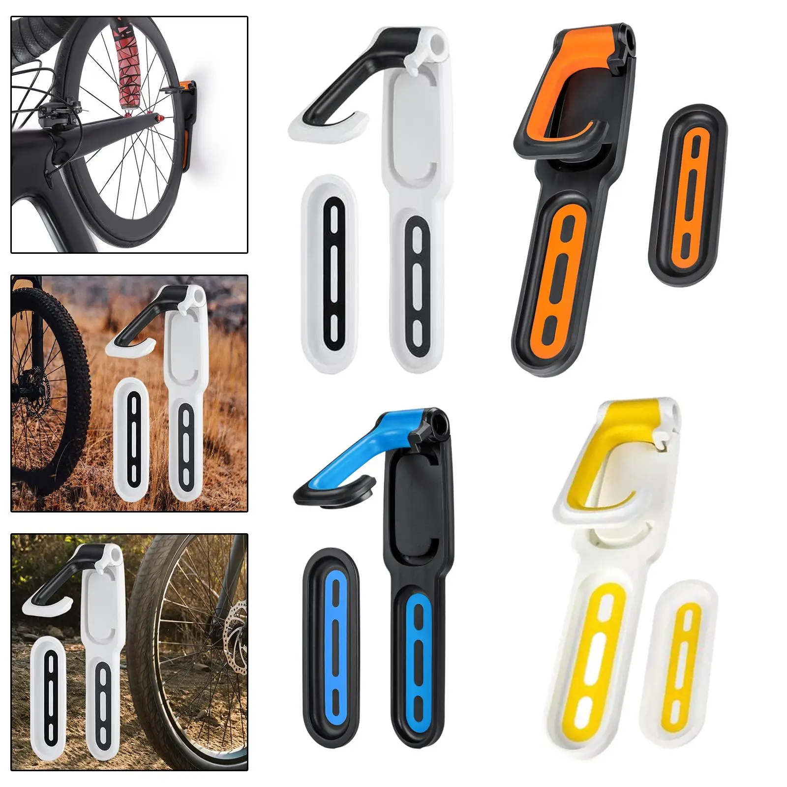 Wall Mount Adjustable Bike Hanger Folding Bike Storage Holder