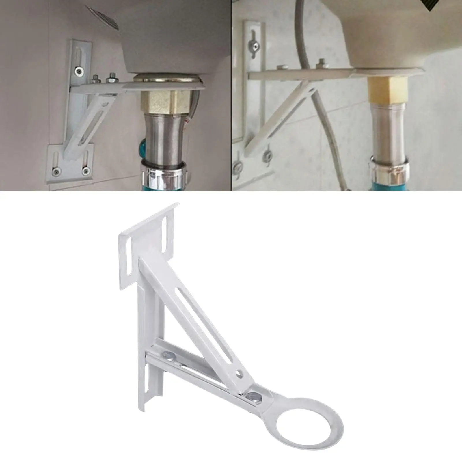 Undermount Sink Bracket Undermount Sink Installation Heavy Duty Tripod Adjustable Triangle Bracket Support for Kitchen Bathroom