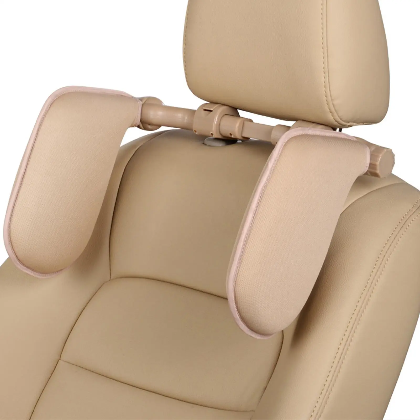 U Shaped Car Neck Headrest  Adjustable Support Soft Sleep Cushion for Adults Child Breathable Fabric Head Restraint