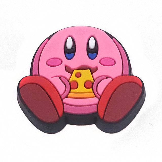 9 Kirby Croc Charms or high quality Pins