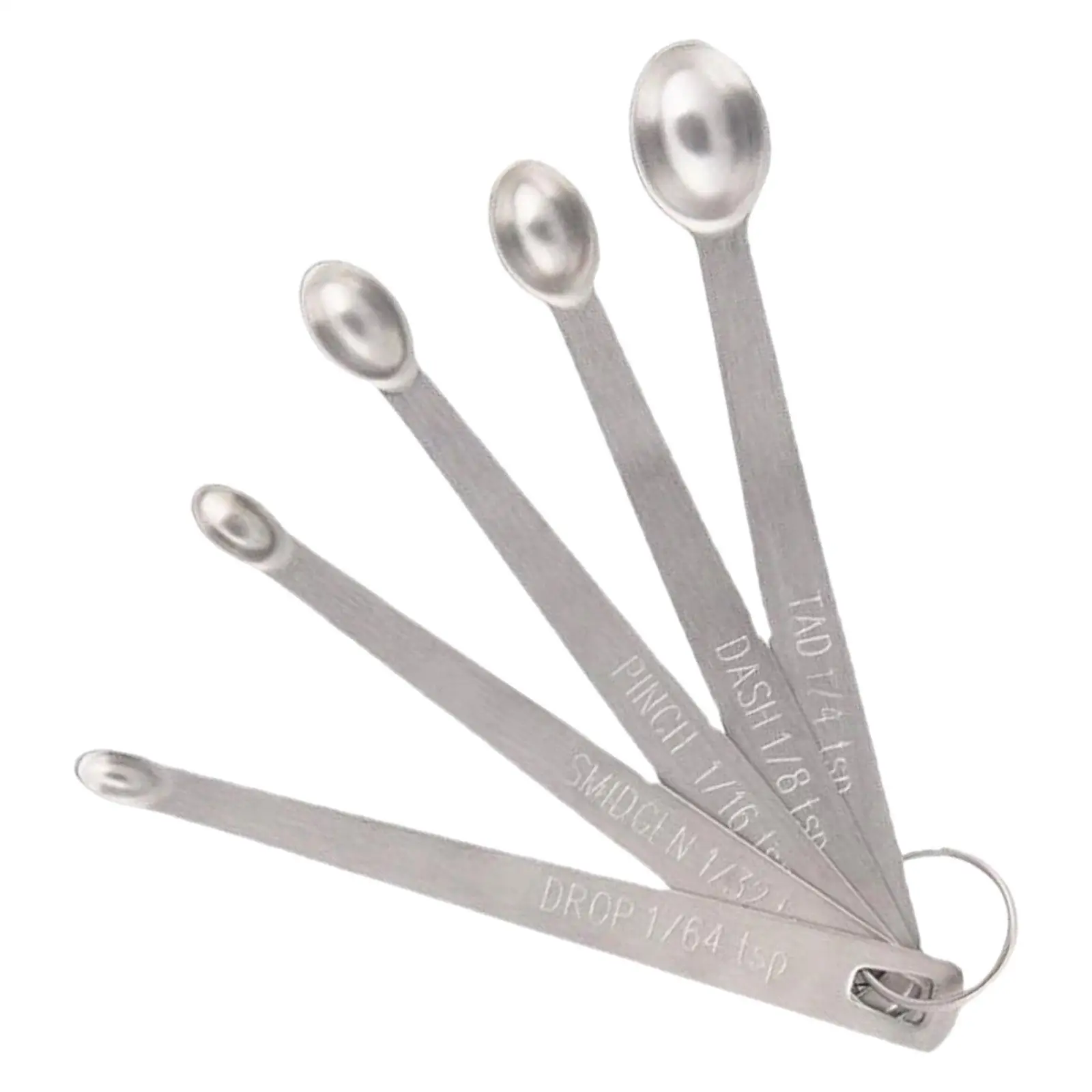 5 Pieces Ingredients Spoon for Dry and Liquid Measuring Spoons