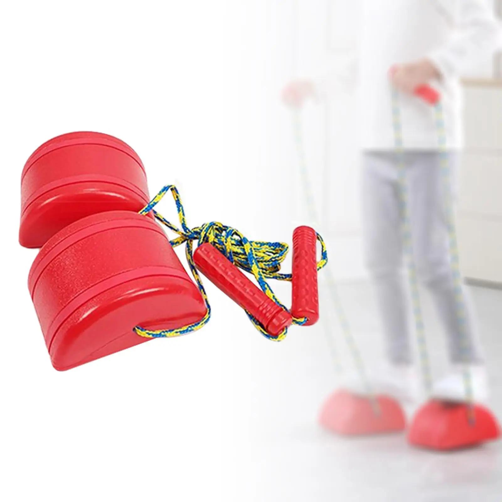 2x Walking Stilts Sensory Training stepping Toy Stepping Stone Toy with Rope
