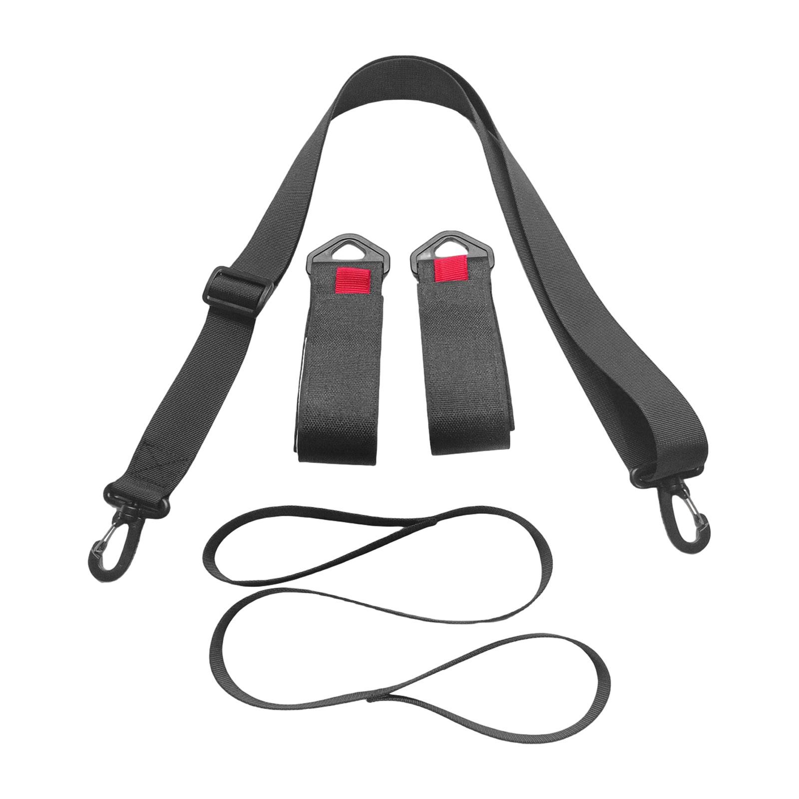 Ski Pole Carry Straps Set Ski Carrier Strap Holder Snowboard Carrier Strap for