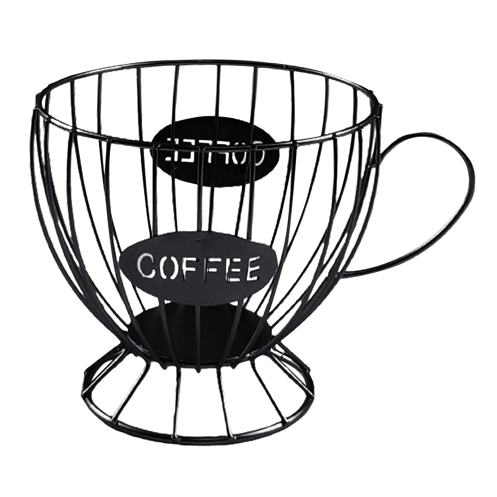 Coffee Pod Holder Mug Cup Keeper Capsule Coffee Espresso Kitchen Basket Home