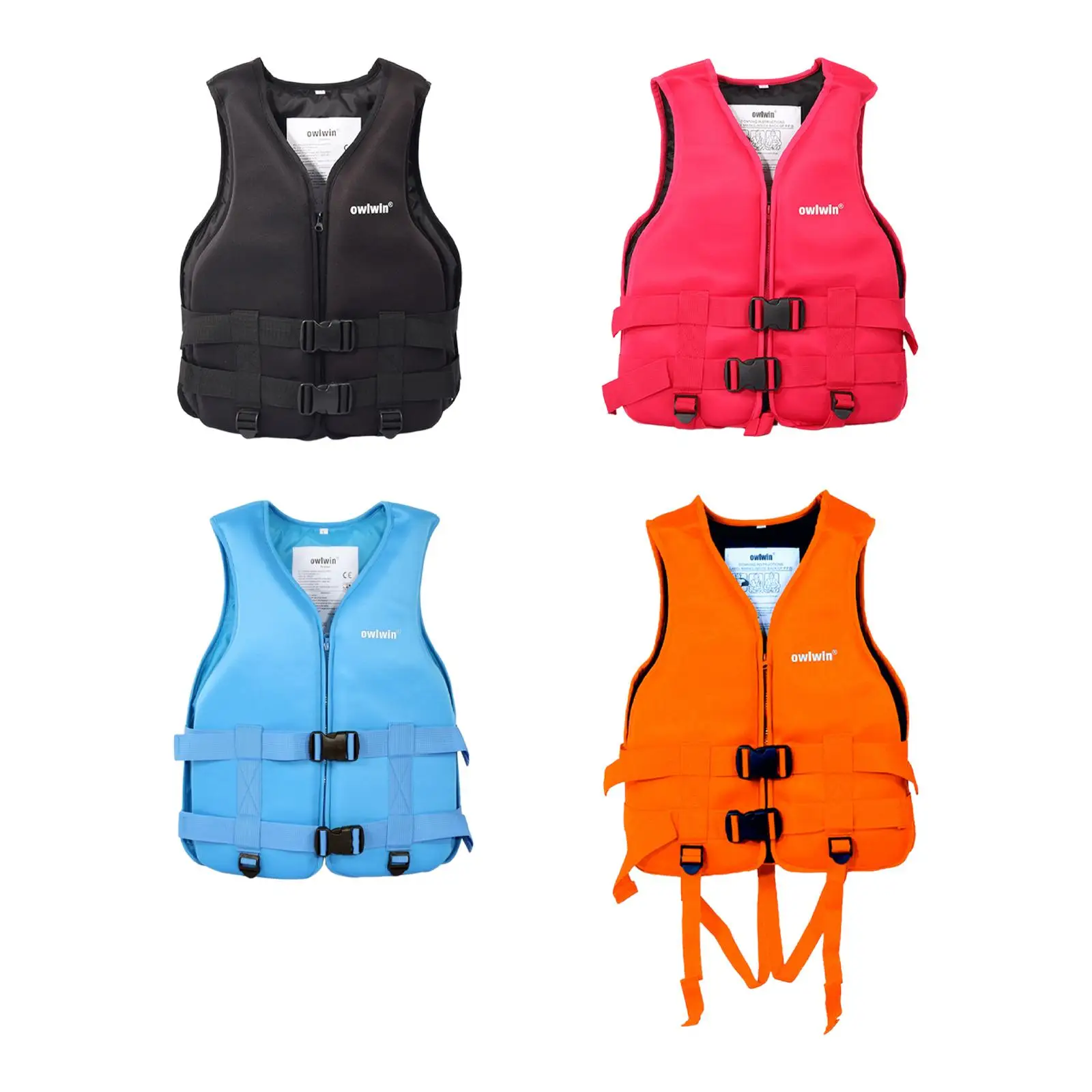 Water Sports Life Jacket Swimming Vest for Men Ladies Anti Scratch Elastic and Soft Fabric Waterproof Skin Friendly Comfortable