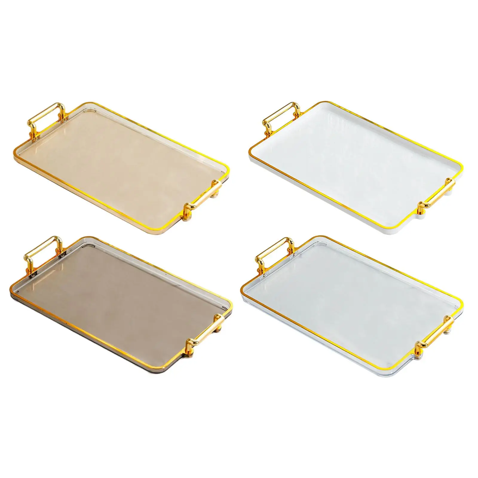 Serving Platter Food Trays for Serving Drinks Multipurpose Storage Tray