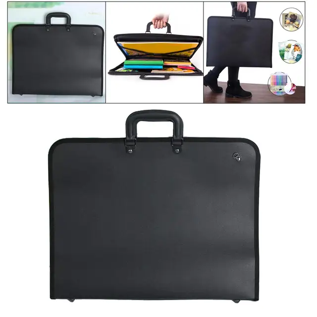 A3 Art Portfolio Case Portable Drawing Board Bag Art Carrying Bag  Waterproof - Drawing Storage - AliExpress