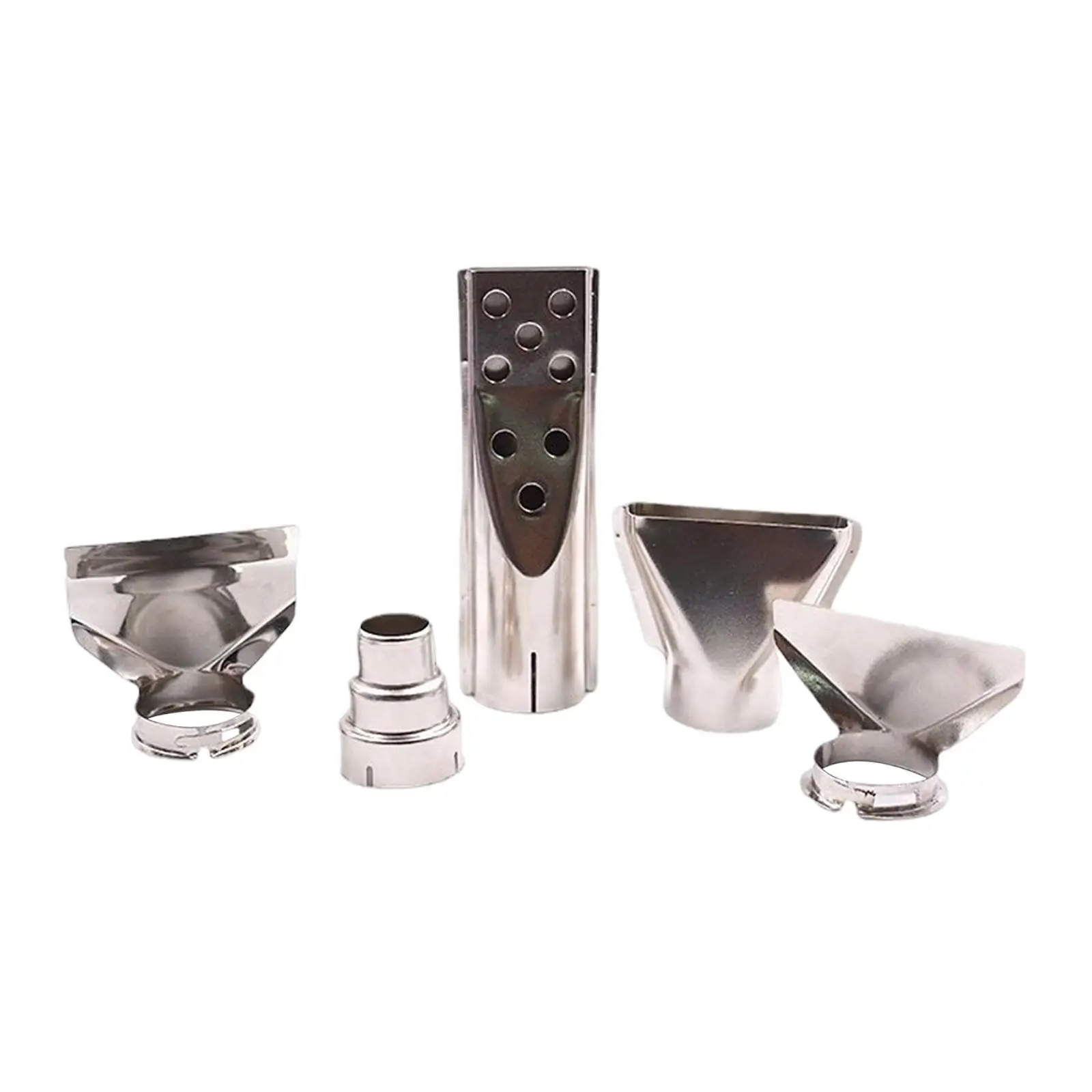 5x Multifunctional Heat Nozzle Attachments Steel Nozzles Replacement Kits for Shrinking Heat