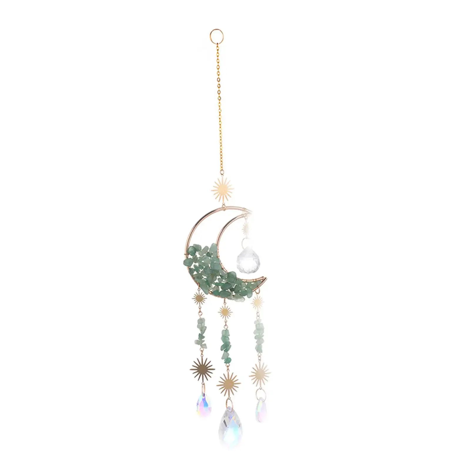 Moon Wind Chime Wall Decor Aesthetic Moon Pendant