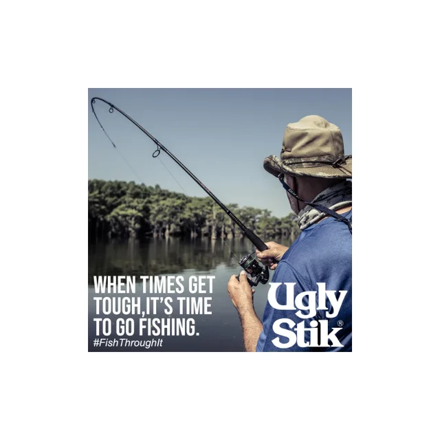Ugly Stik 7' Catfish Spinning Fishing Rod and Reel Catfish Combo fishing rod  kits de pesca completo - AliExpress