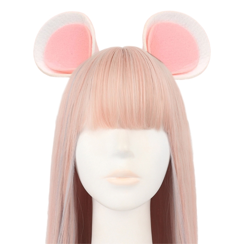 Schöne Plüsch Cartoon Maus Ohr Stirnband erwachsene Kinder lustige Kopf bedeckung Karneval Party Haarband Halloween Cosplay Kostüm Requisiten – Detail 5