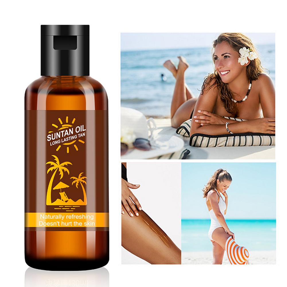 Best of Bronzer Tan Self Tanning Oil Tan Enhancer Intense Moisturizer Body Face Sunbathing Tanning Sunless Natural Tanner 35ml Lotion Reviews & Tips