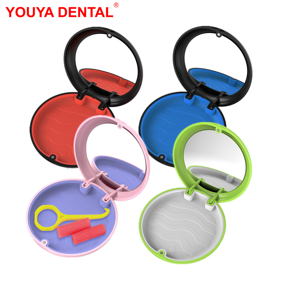 Best of 50PC New Cute Dental Retainer Case Magnetic Teeth Orthodontic Braces Retainer Case With Mirror Portable Travel False Denture Box Reviews & Tips