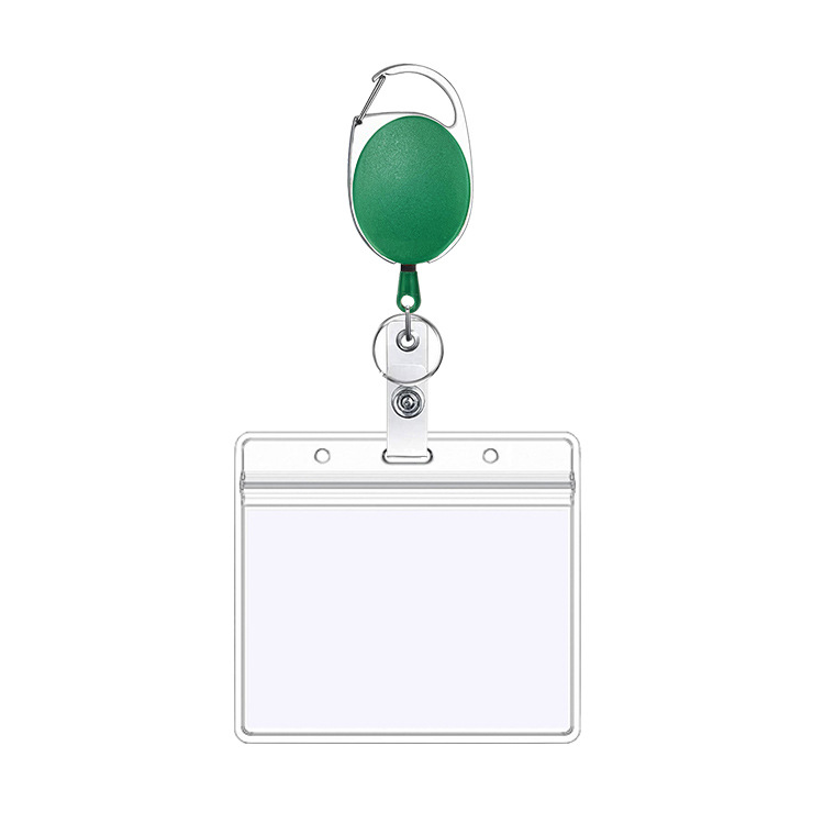 1pc Gürtel Seil Büro Lanyard Clip Schlüsselbund Name Tag Halter Schlüsselring Id Karte Schlüssel Ring Schnur Reel Einziehen Pull schlüsselbund Abzeichen halter – Detail 10