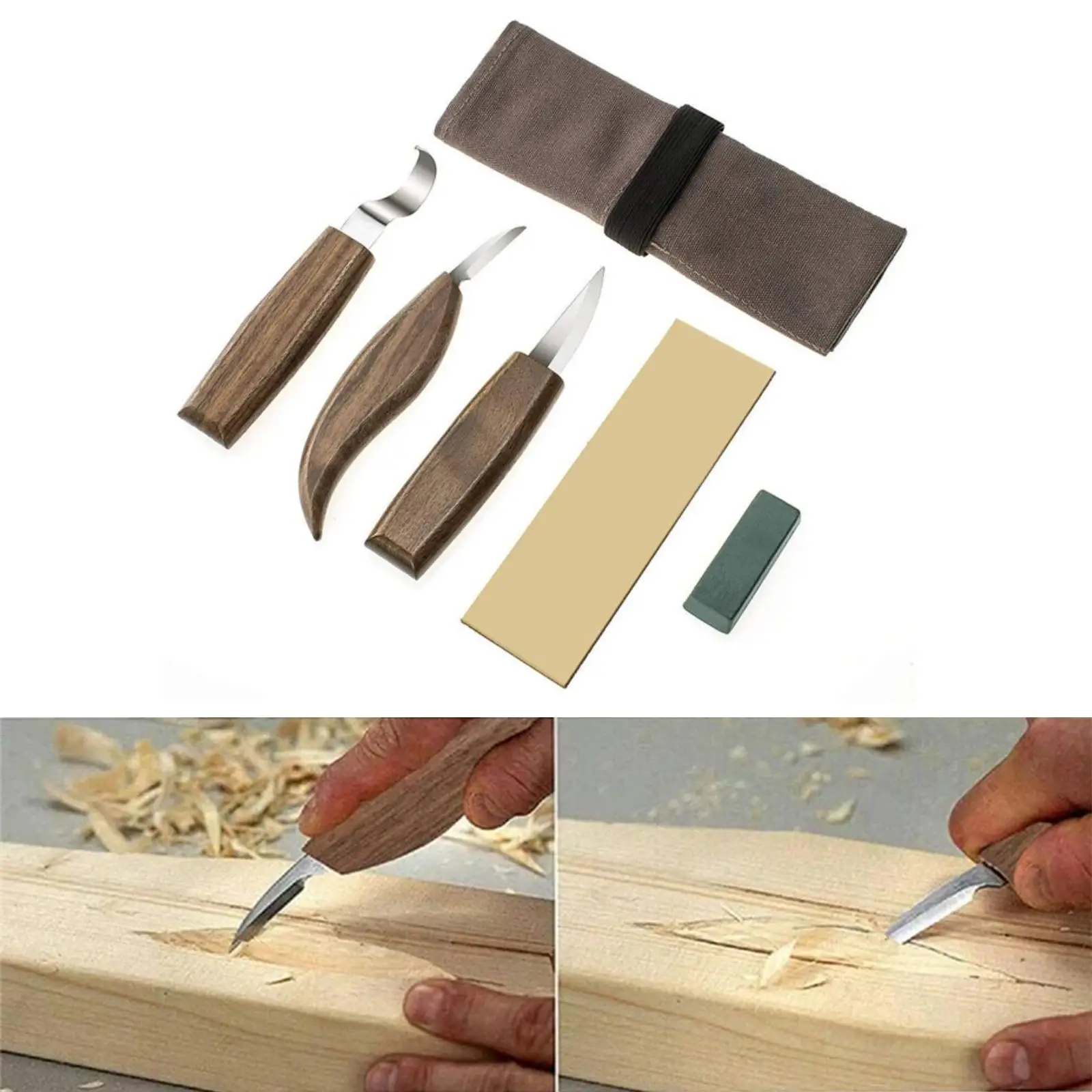Professional Wood Carving Whittling  Set Woodworking Crafts DIY Adults