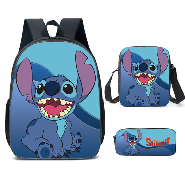 18''Stitch Backpack School Bag - giftcartoon